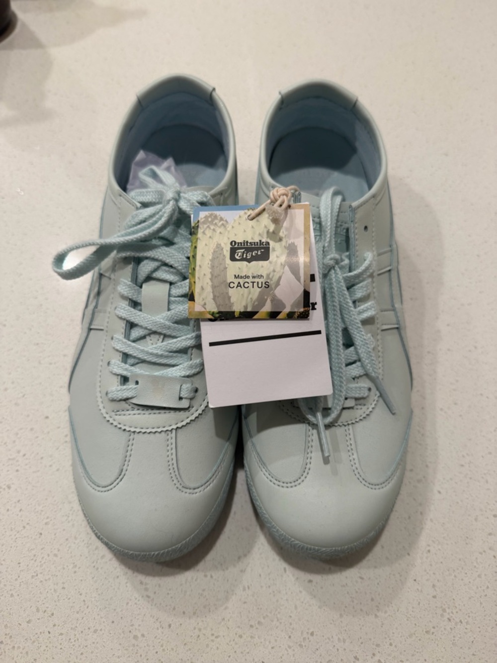 Onitsuka Tiger Pastel Blue Leather Sneakers